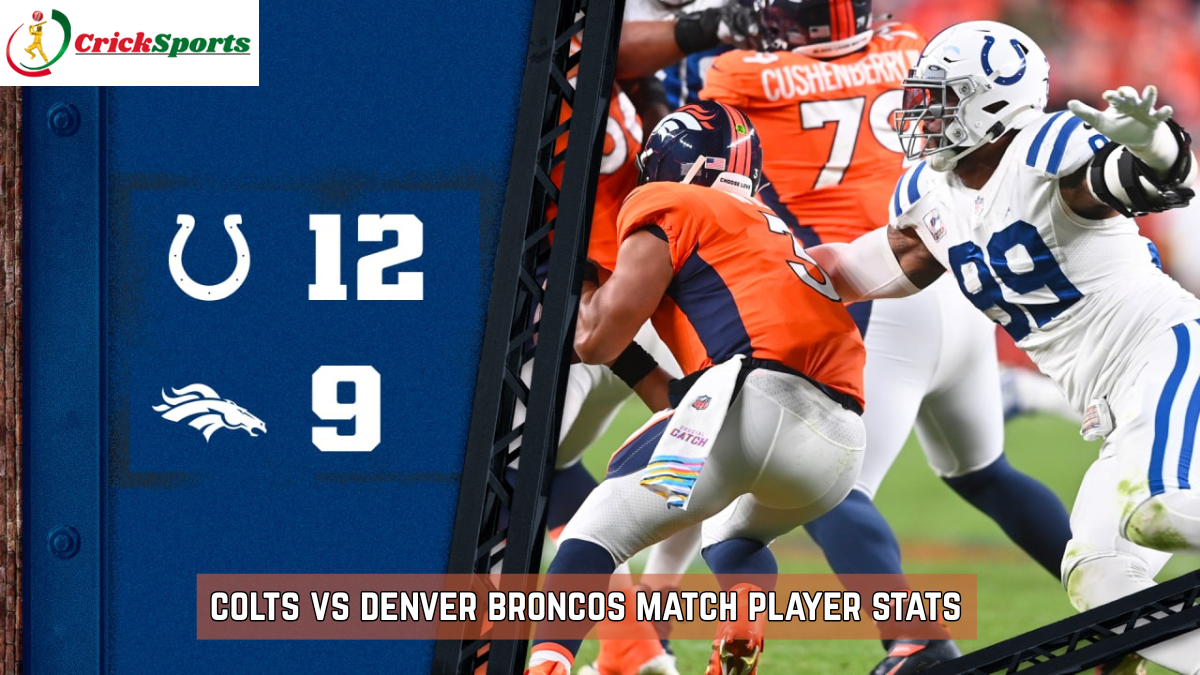 colts vs denver broncos match player stats