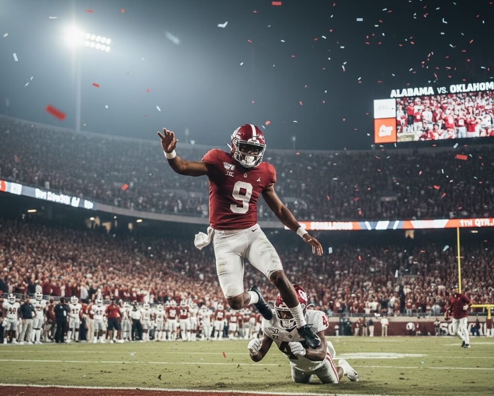 Alabama Crimson Tide Football vs Oklahoma Sooners Football Stats