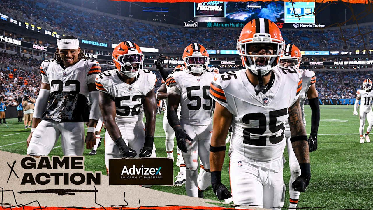 cleveland browns vs carolina panthers match player stats