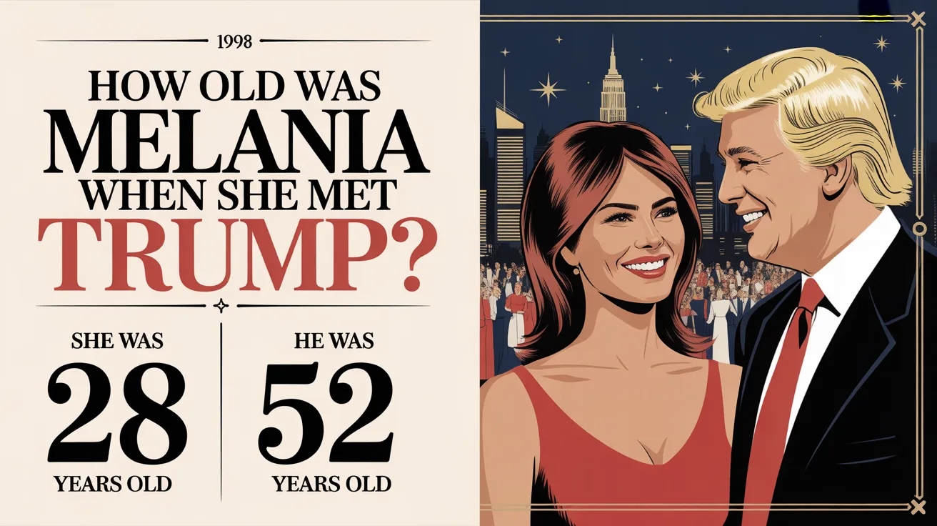 How Old Was Melania When She Met Trump