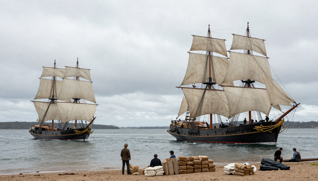 when did the first fleet arrive in Australia